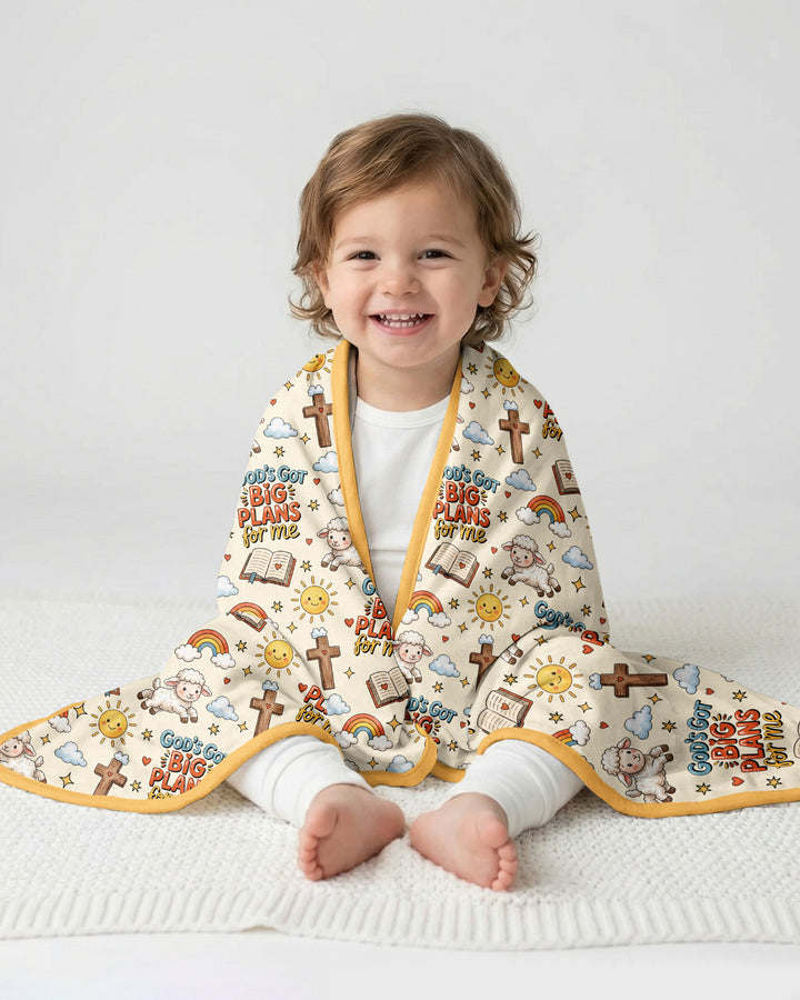 God's Got Big Plans For Me Bamboo Blanket