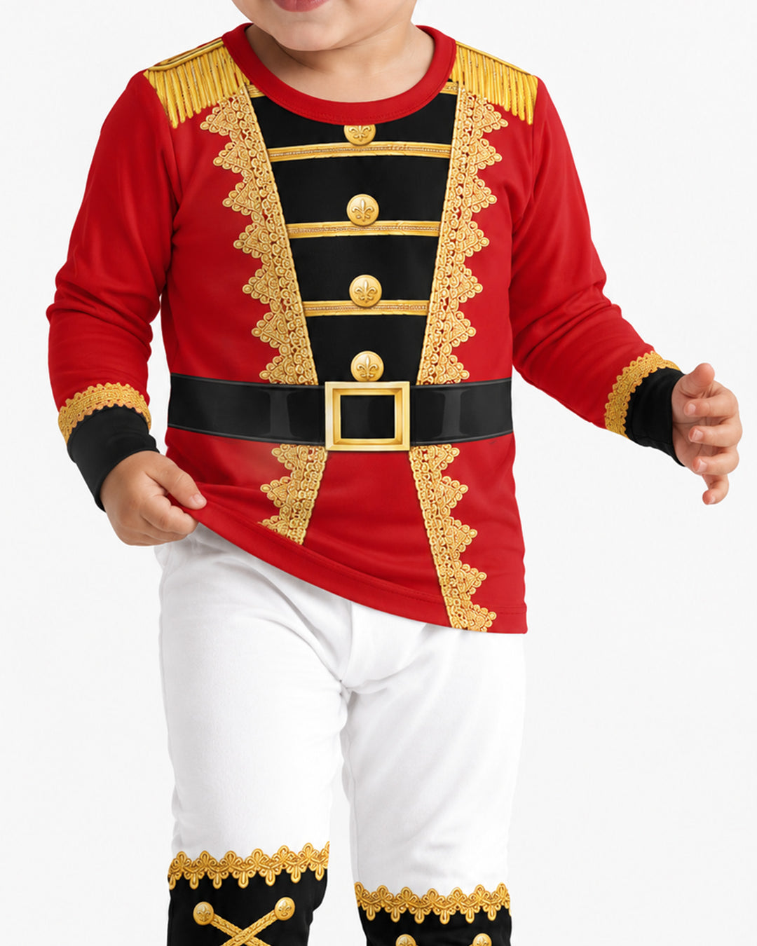 Nutcracker Soldier Bamboo Two Piece Long Sleeve Pajama Set