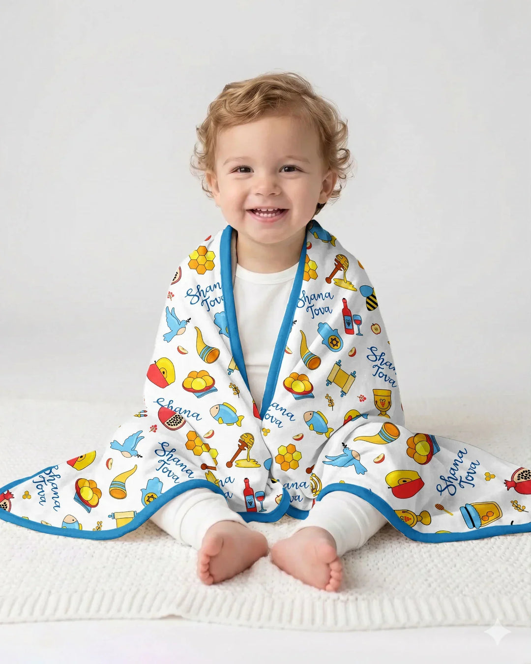 Shanah Tovah U'Metukah Bamboo Blanket