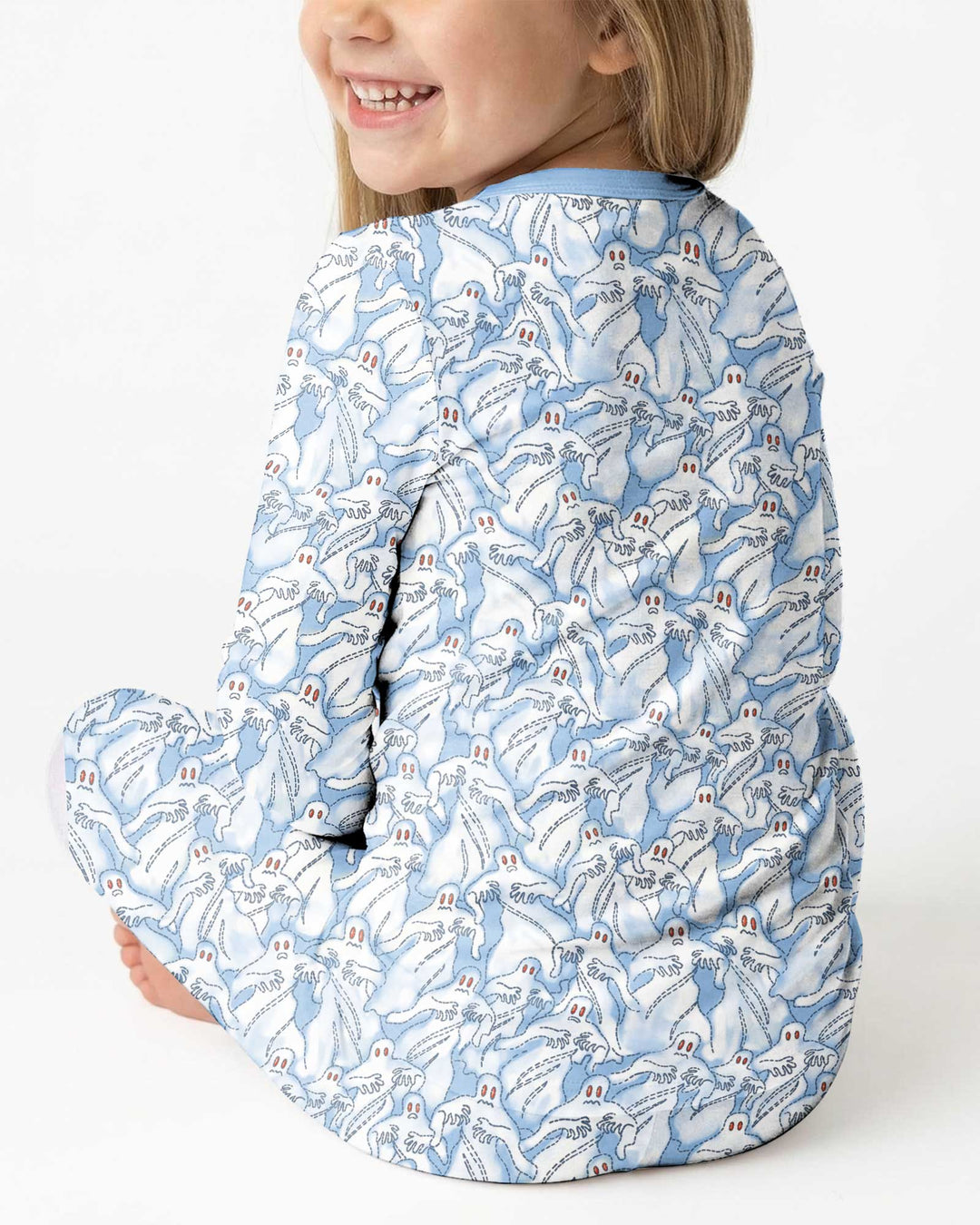 Ghostly Threads Bamboo Two Piece Long Sleeve Pajama Set