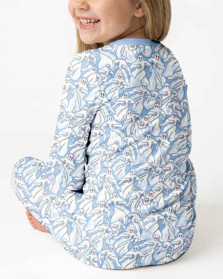 Ghostly Threads Bamboo Two Piece Long Sleeve Pajama Set