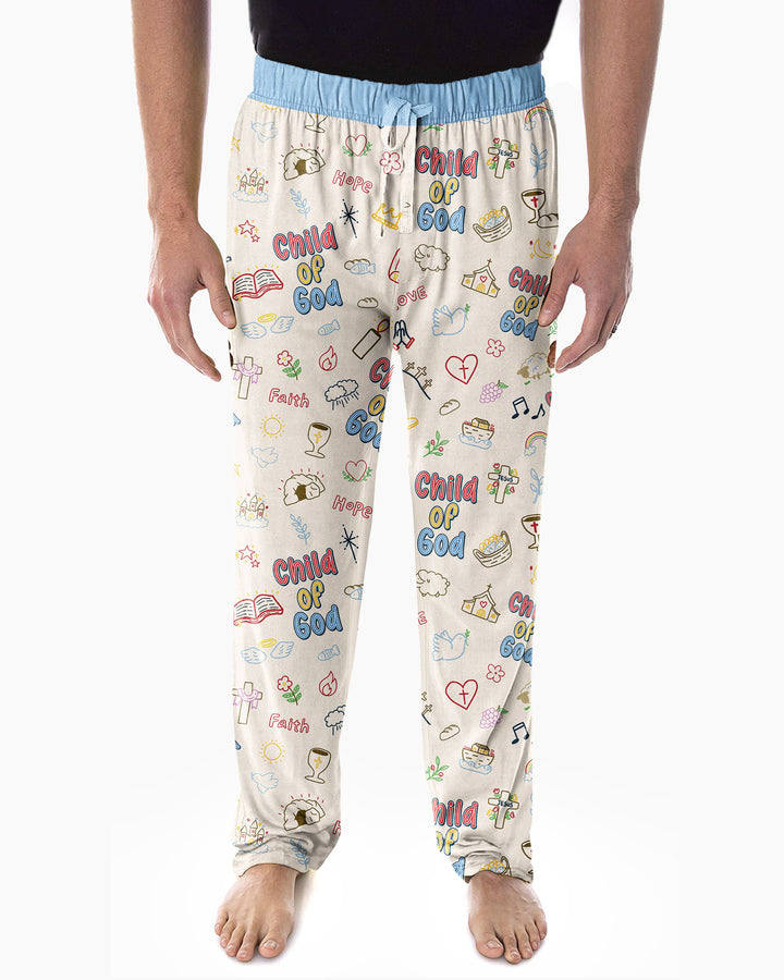 A Child Of God Family Matching Bamboo Men's Pajama Set