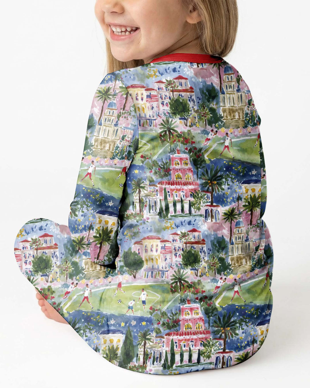 Soccer Tour 2026 Bamboo Two Piece Long Sleeve Pajama Set