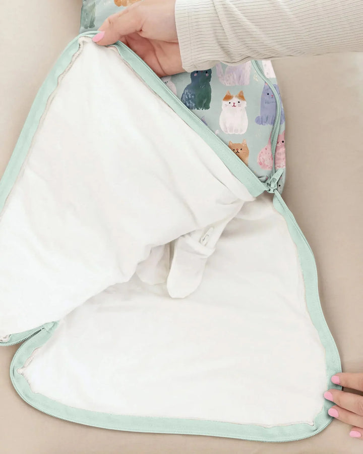 Enchanted Happy Kitty Family Matching Bamboo Sleep Bag