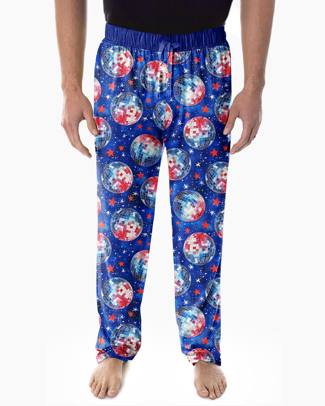 USA Disco Balls Bamboo Men's Pajama Set