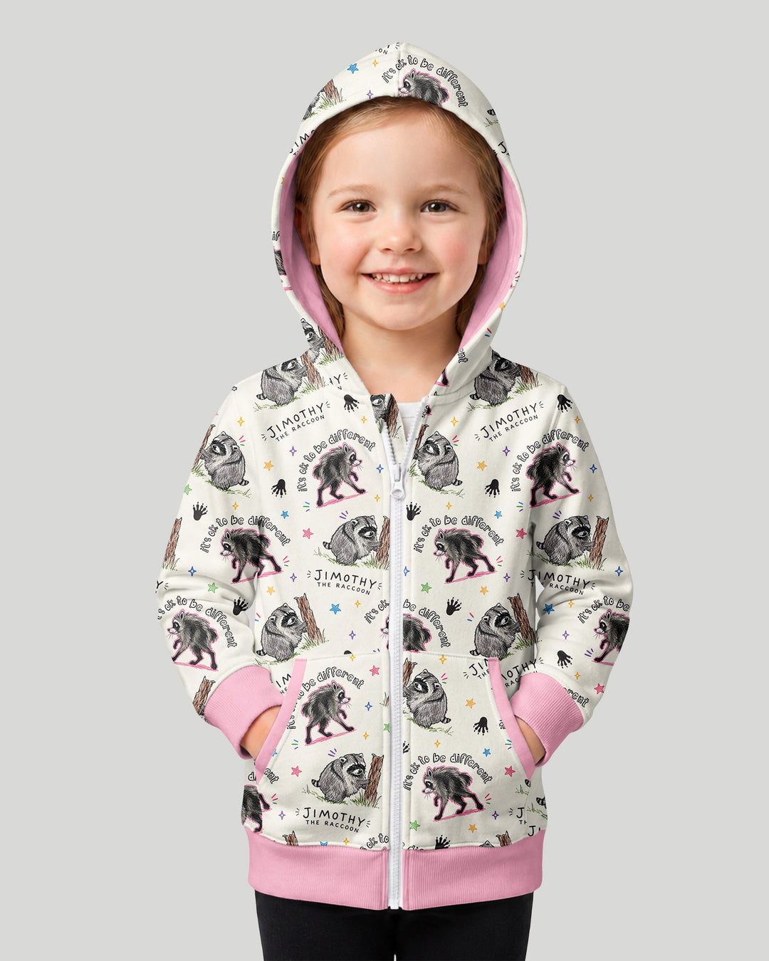 It's Okay to be Jimothy Bamboo Zip Hoodie