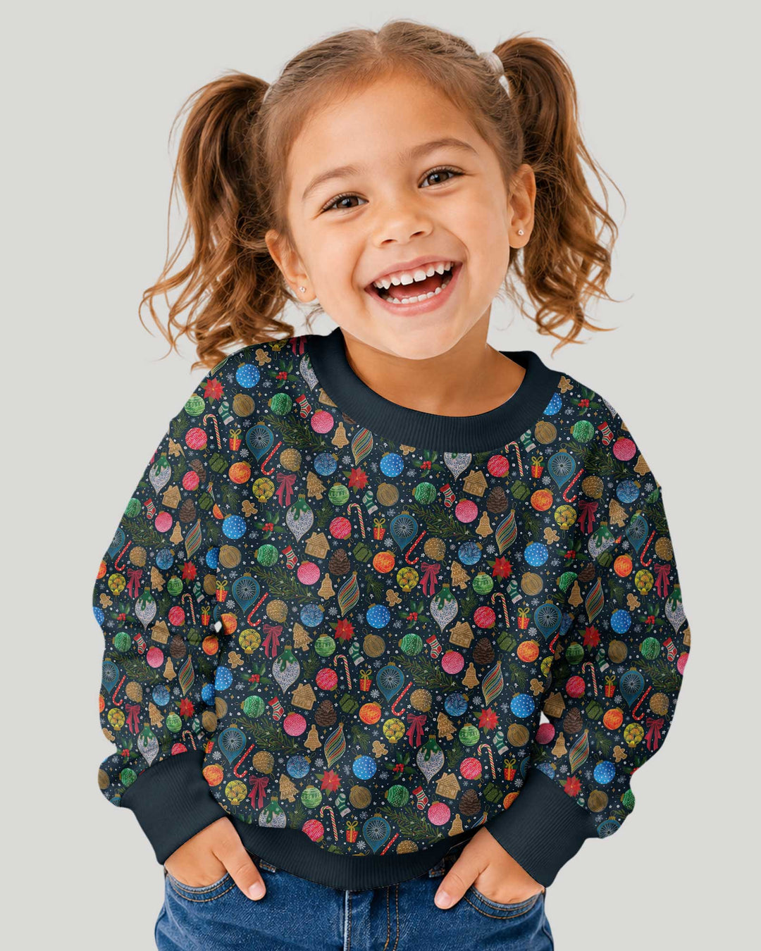 Holiday Ditsy Bamboo Crewneck Sweatshirt