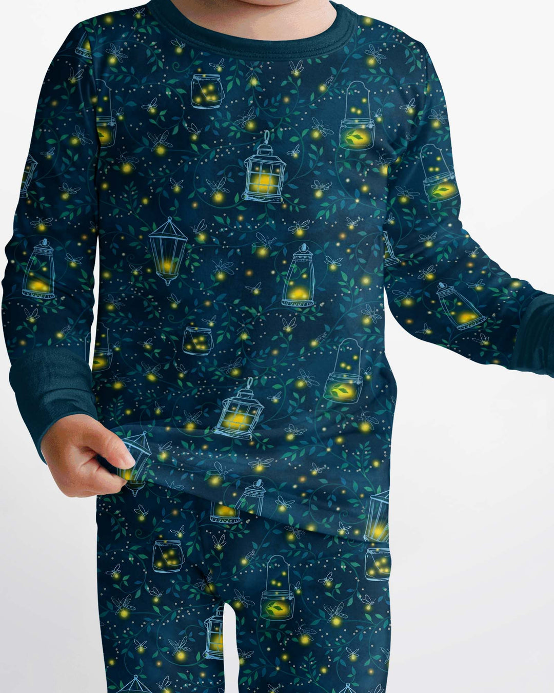 Template Bamboo Two Piece Long Sleeve Pyjamas Set