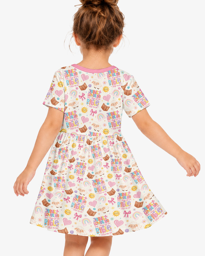Jesus Loves Me This I Know Bamboo Twirl Dress