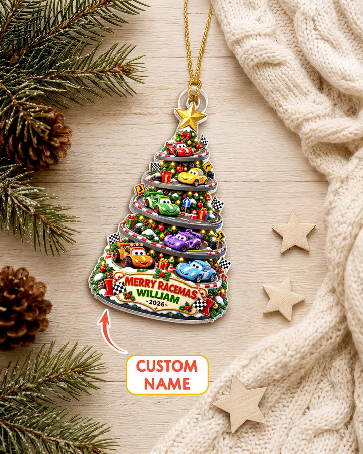 Merry Racemas Acrylic Ornament