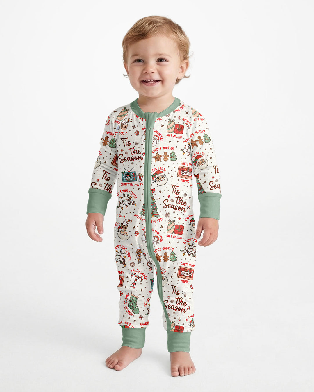 Tis The Season Retro Christmas Bamboo Convertible Zippy