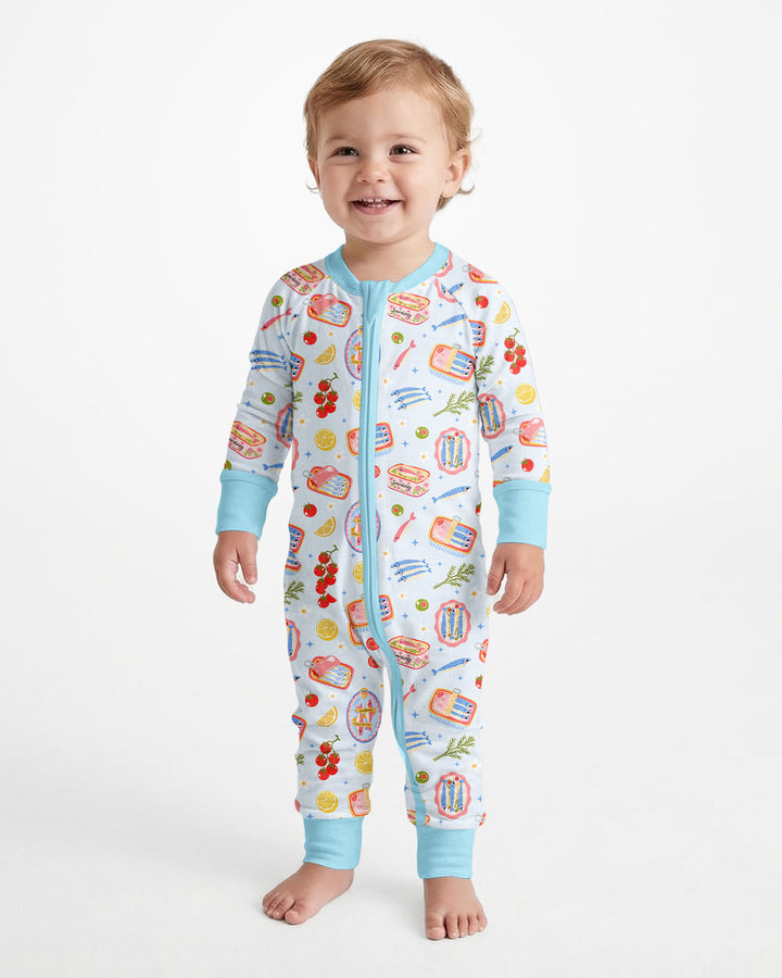 Preppy Sardines Bamboo Convertible Zippy