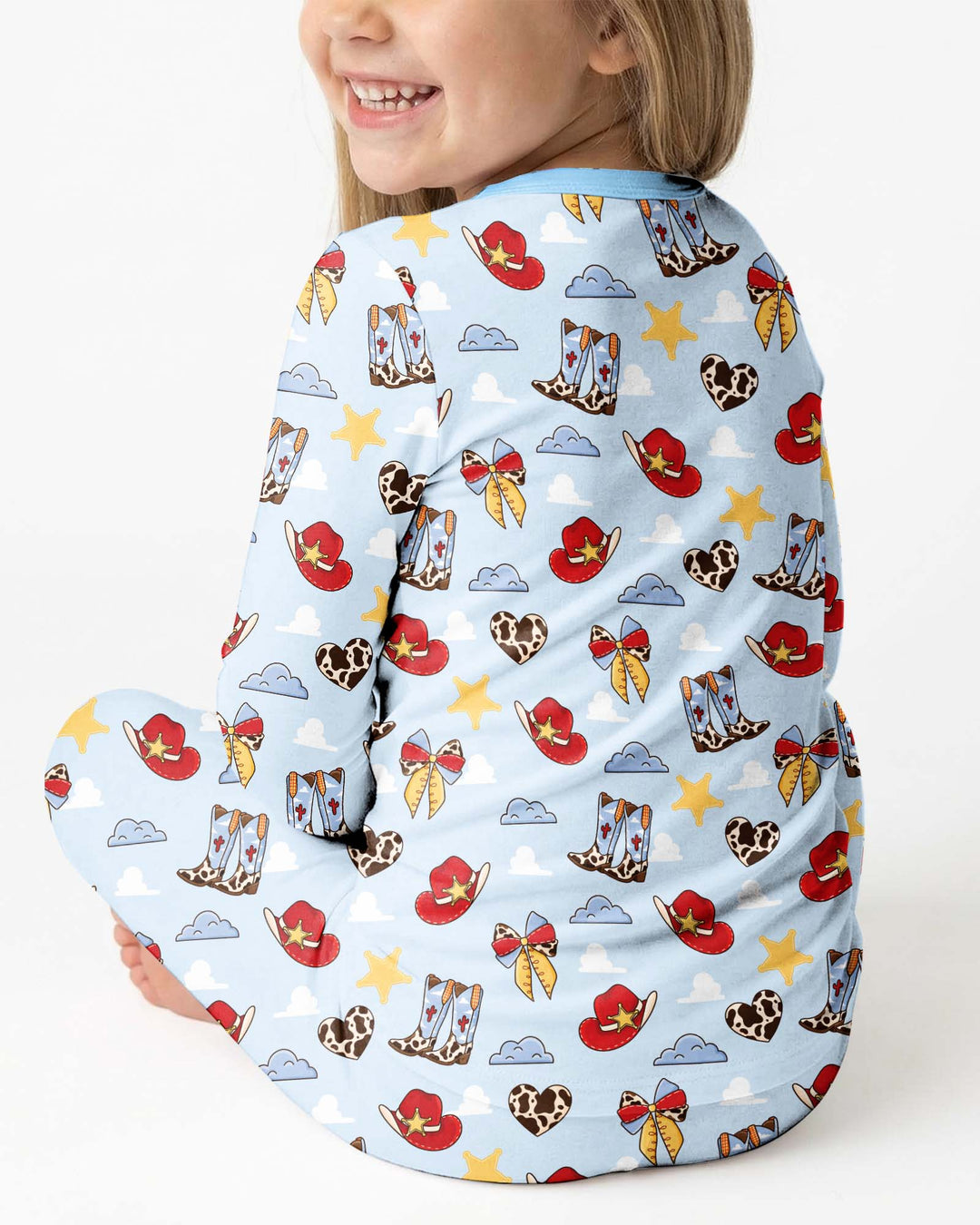 Template Bamboo Two Piece Long Sleeve Pyjamas Set
