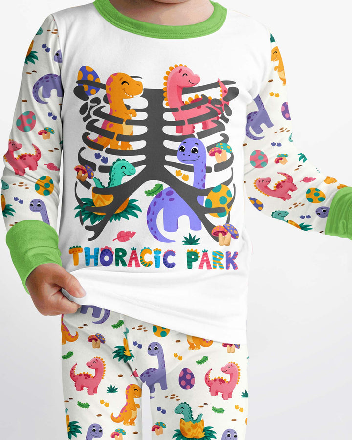 Thoracic Park Bamboo Two Piece Long Sleeve Pajama Set