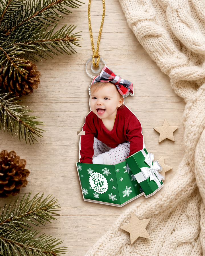 Best Gift Ever- Photo Upload Acrylic Ornament