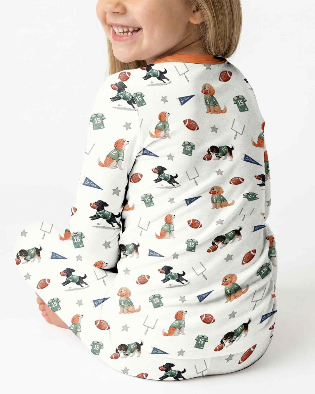 Template Bamboo Two Piece Long Sleeve Pyjamas Set