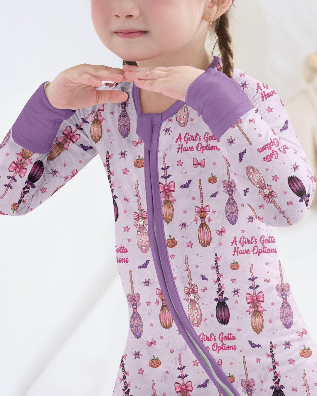A Girl's Gotta Have Options Witch Brooms Bamboo Convertible Zippy