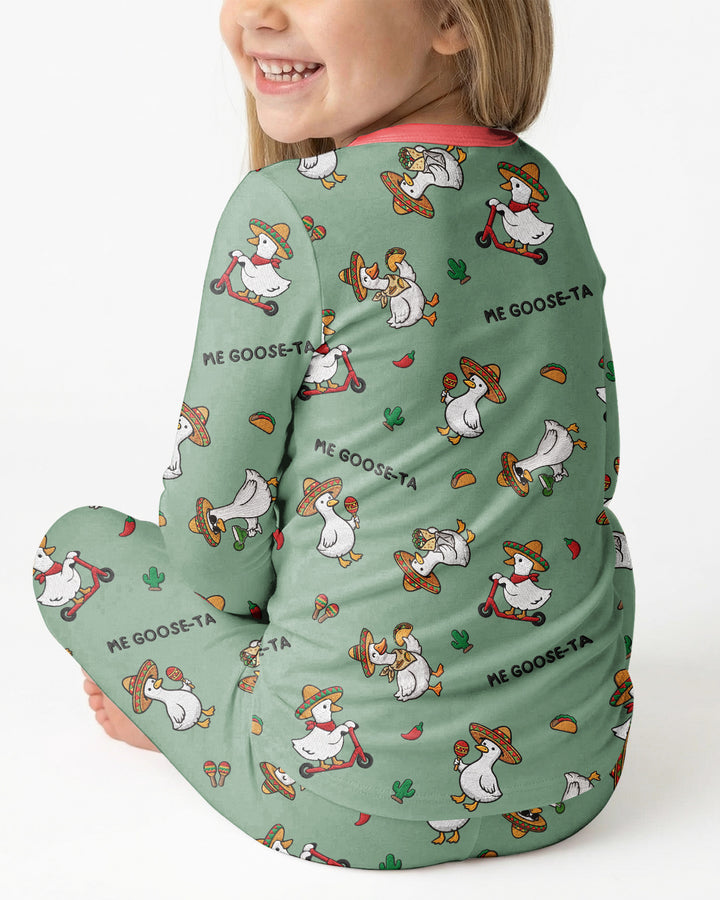 Me-Goose-Ta Bamboo Two Piece Long Sleeve Pajama Set