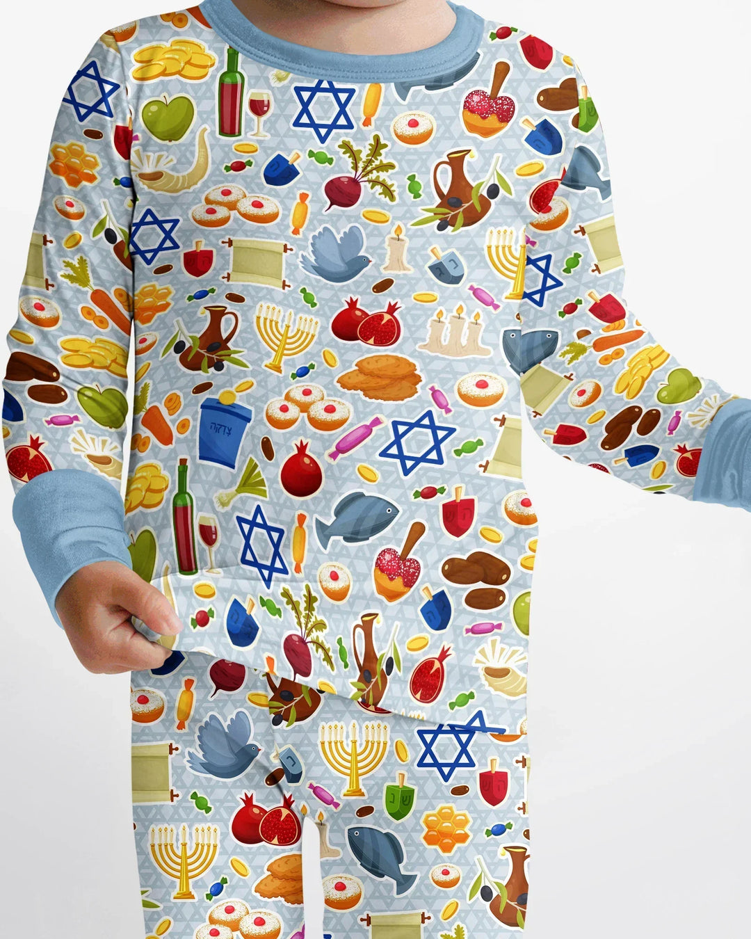 Shana Tovah Bamboo Two Piece Long Sleeve Pajama Set