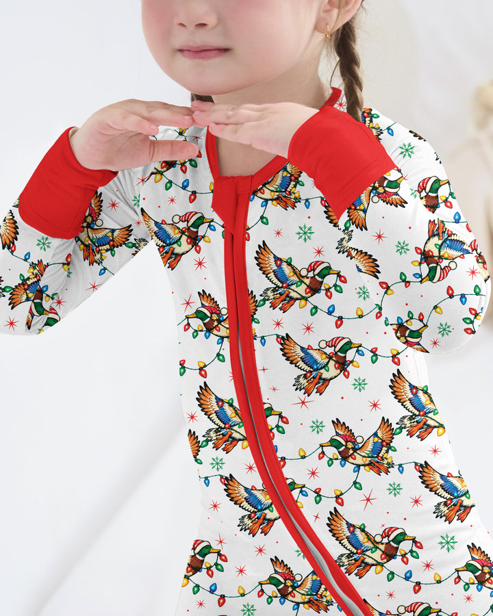 Preppy Christmas Mallard Duck Bamboo Convertible Zippy