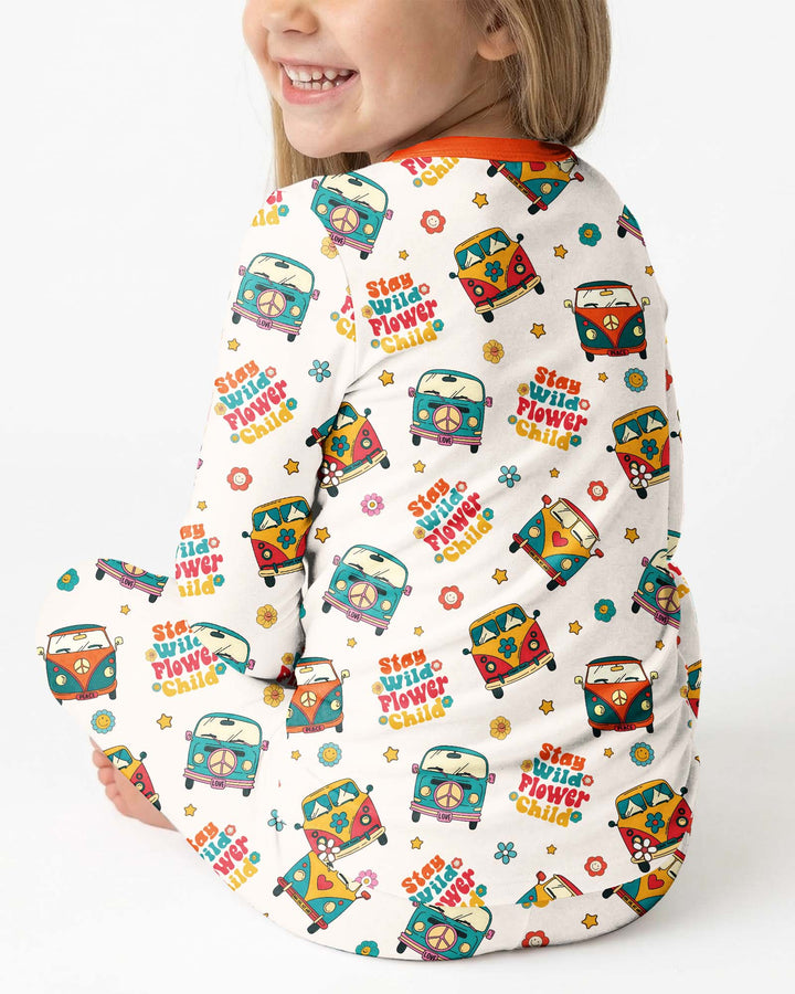 Template Bamboo Two Piece Long Sleeve Pyjamas Set