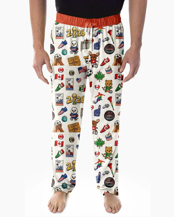 Soccer Cup 2026 Family Matching Bamboo Men's Pajama Set