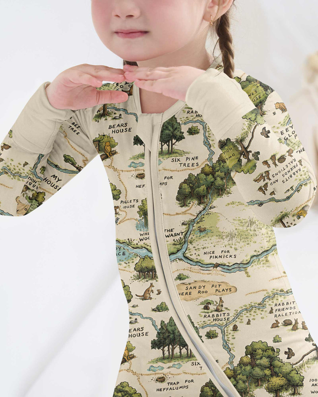 Classic Bear Maps Bamboo Convertible Zippy