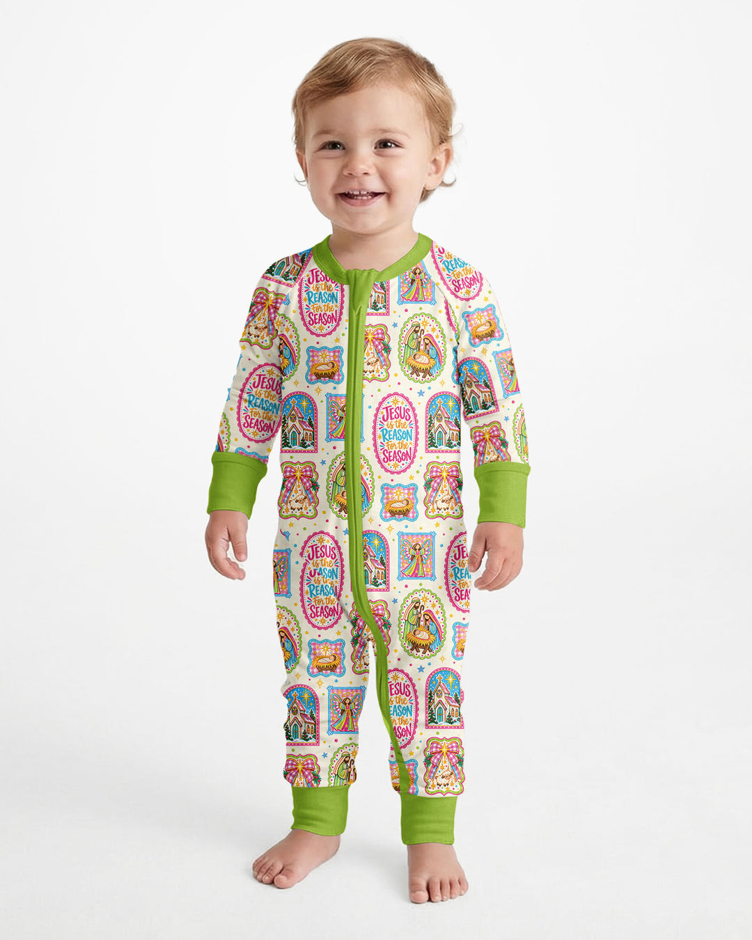 Nativity Jesus Is The Reason Bamboo Convertible Zippy