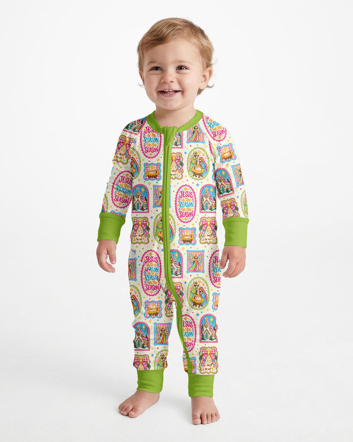 Nativity Jesus Is The Reason Bamboo Convertible Zippy