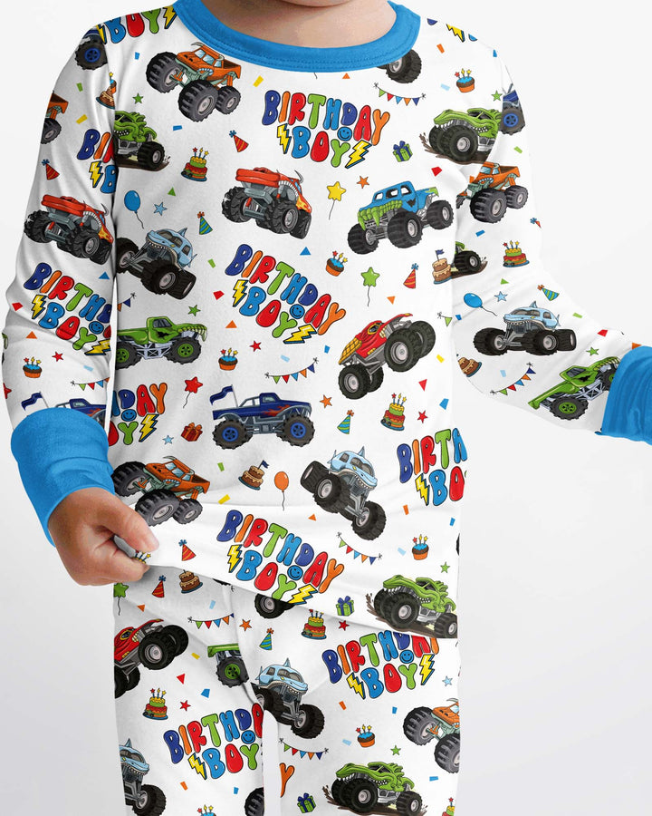 Template Bamboo Two Piece Long Sleeve Pyjamas Set