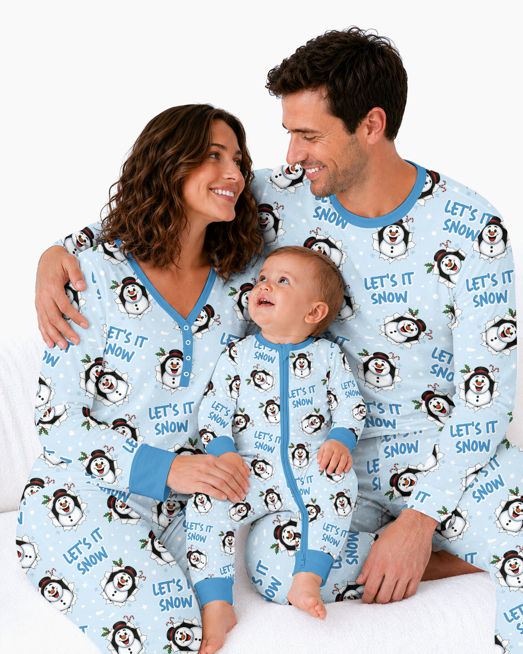 Funny Snowman Bamboo Women Pajama Set