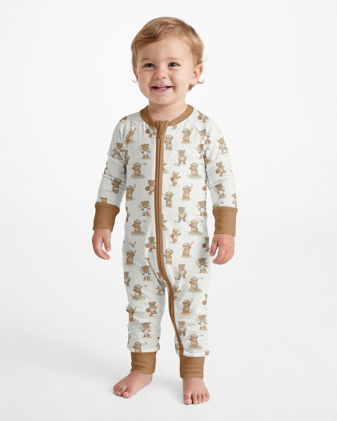 Little Sports Bears Bamboo Convertible Zippy