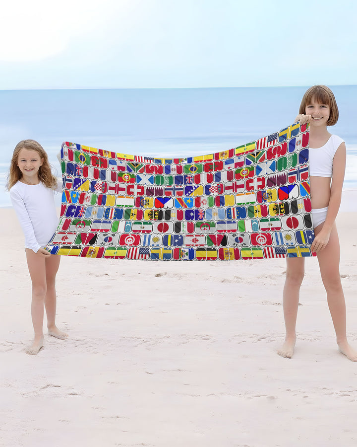 We Are 26 Family Matching Bamboo Beach Towel