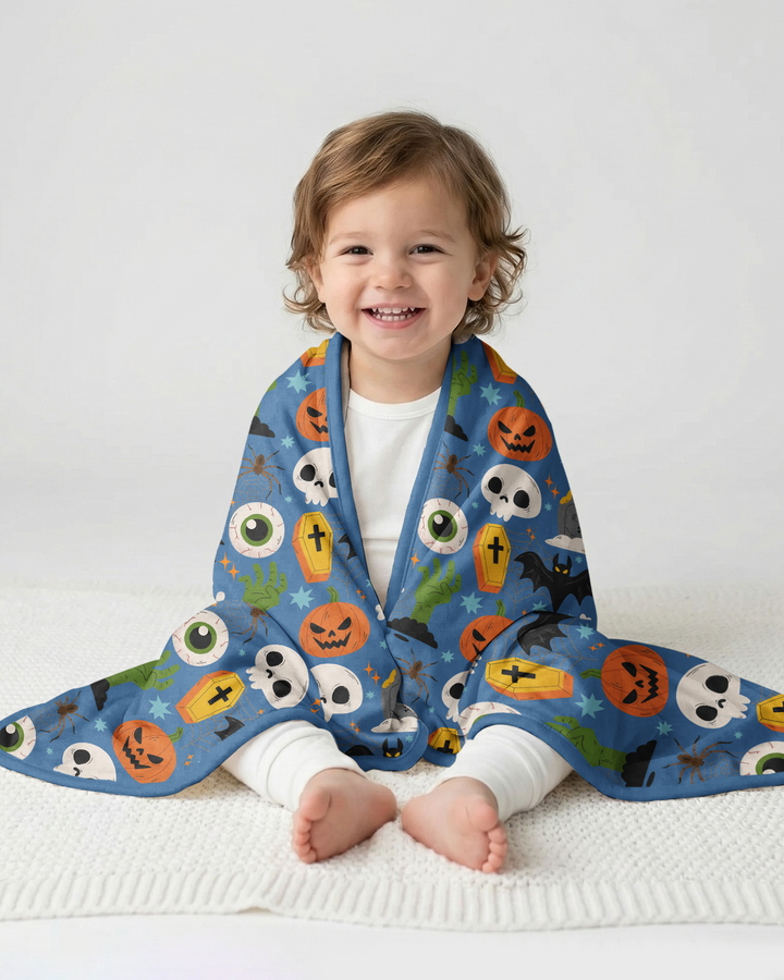 Little Monsters Bamboo Blanket