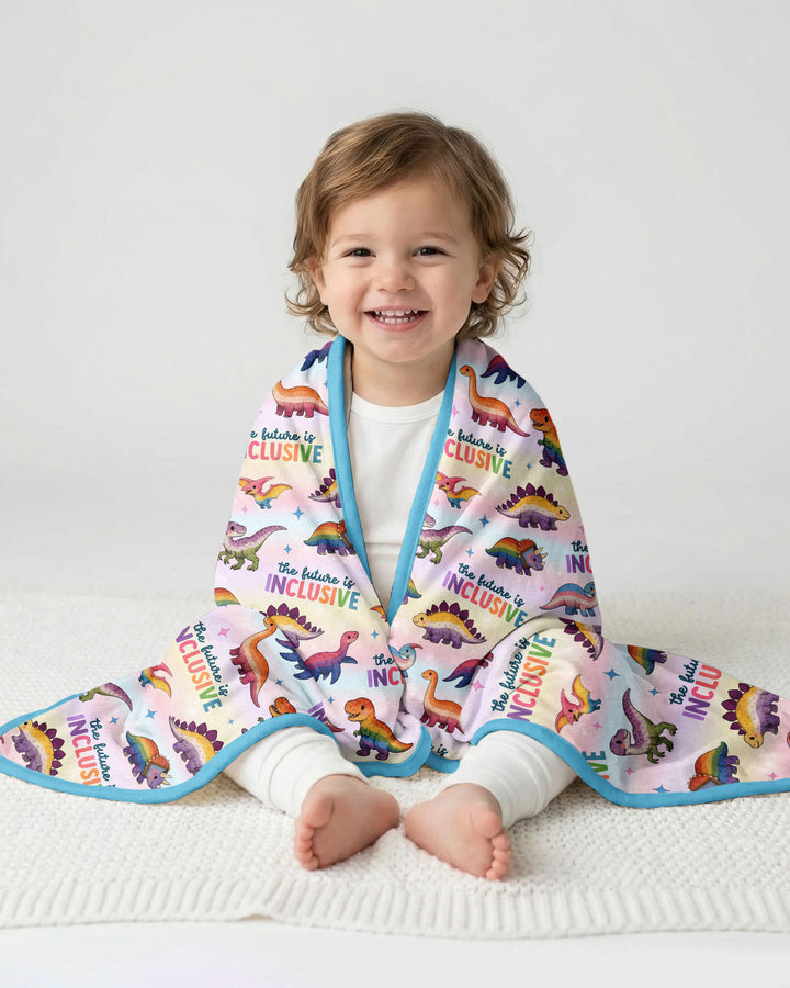The Future is Inclusive Bamboo Blanket