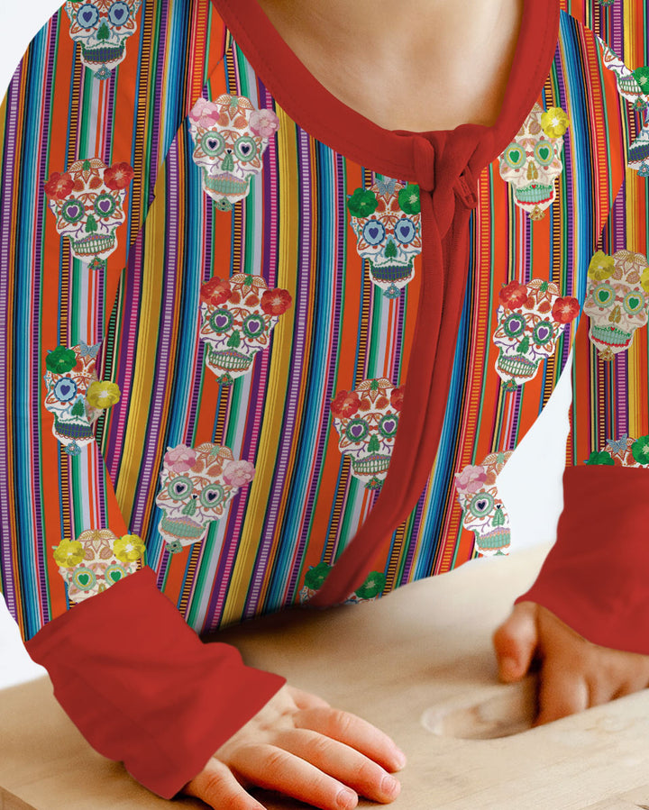 Day of the Dead Vintage Bamboo Convertible Zippy