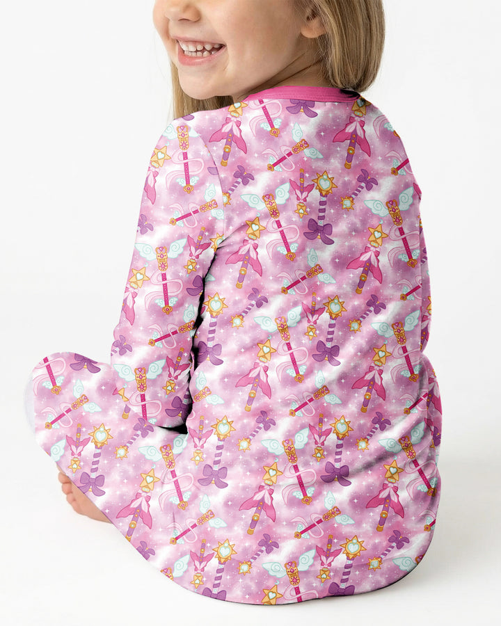 Template Bamboo Two Piece Long Sleeve Pyjamas Set
