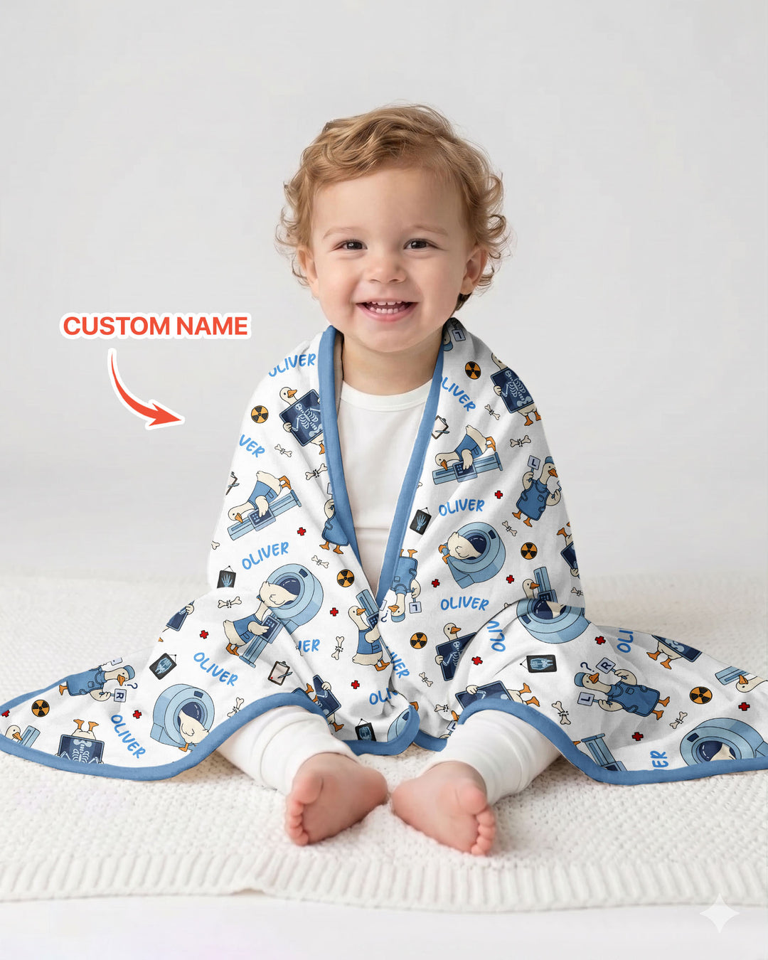 Rad Tech Goose Bamboo Blanket