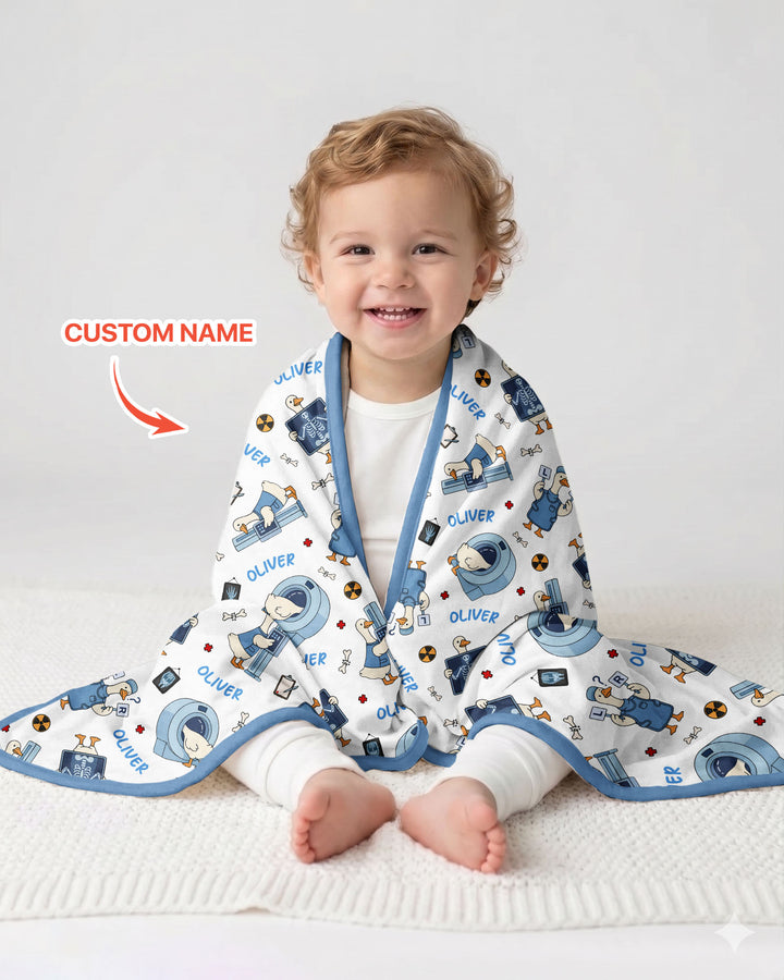 Rad Tech Goose Bamboo Blanket