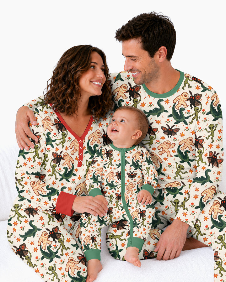 Dancing Cryptids Bamboo Women Pajama Set