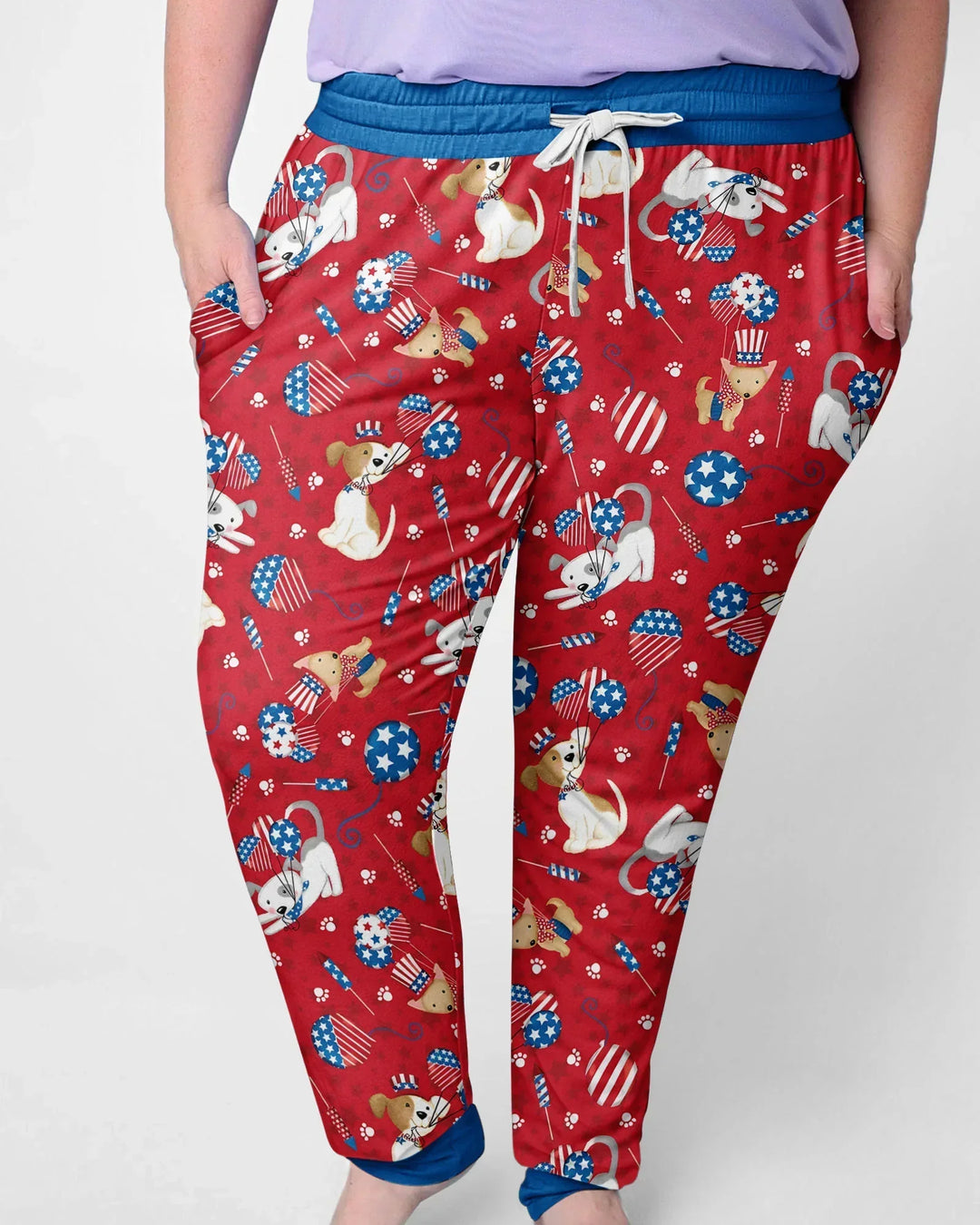Red, White & Woof Family Matching Bamboo Women Pajama Set