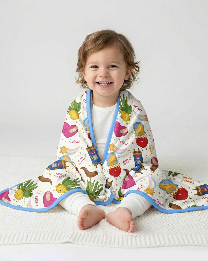 Jewish High Holidays Bamboo Blanket