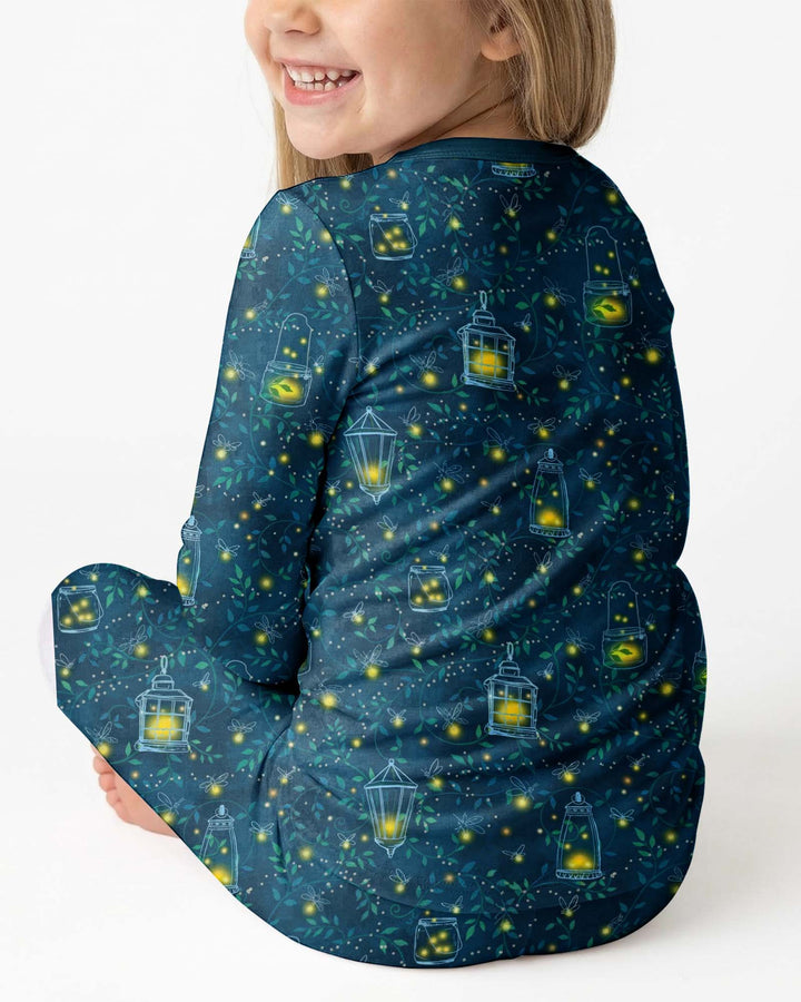 Template Bamboo Two Piece Long Sleeve Pyjamas Set