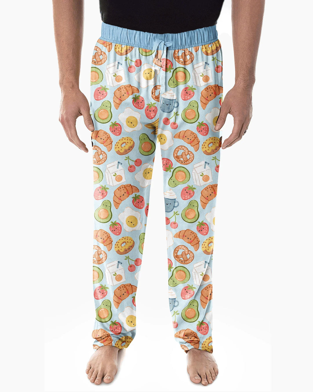 Breakfast Buddies Family Matching Bamboo Men's Pajama Set