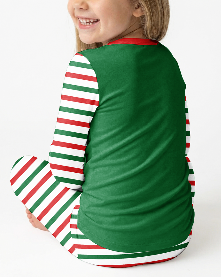 Cutest Little Elf Bamboo Two Piece Long Sleeve Pajama Set