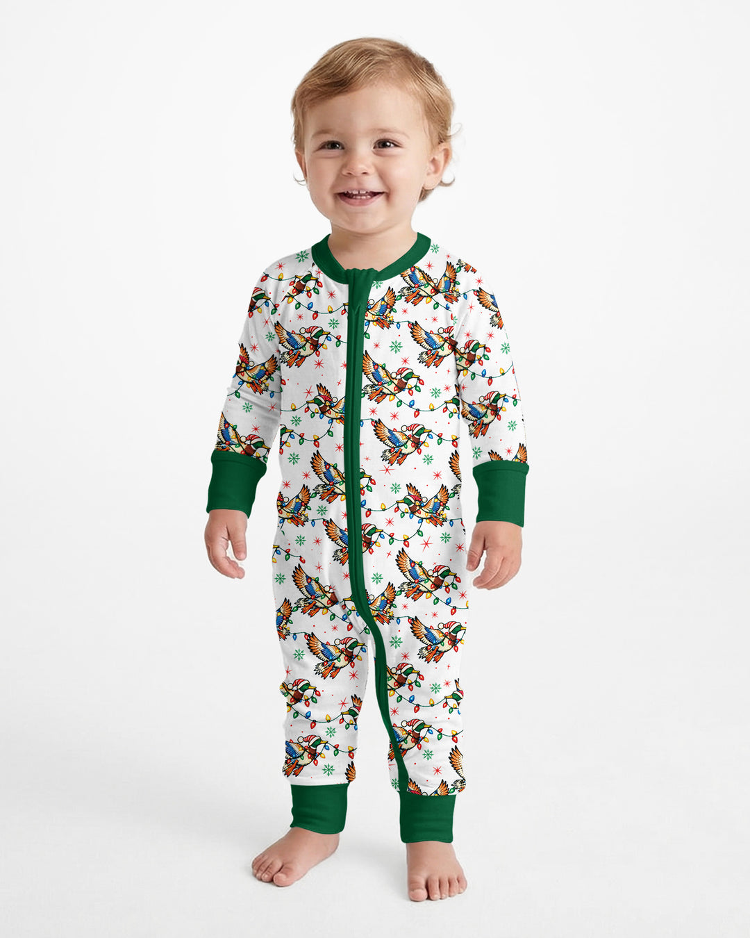 Preppy Christmas Mallard Duck Bamboo Convertible Zippy