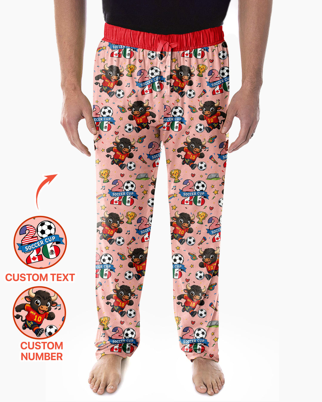 We Are The Champions Soccer Cup 2026 Bamboo Men's Pajama Set