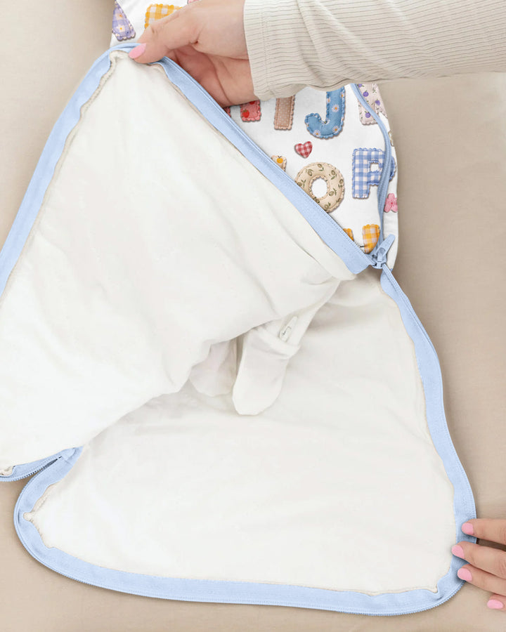 Fabric Alphabet Letters Bamboo Sleep Bag