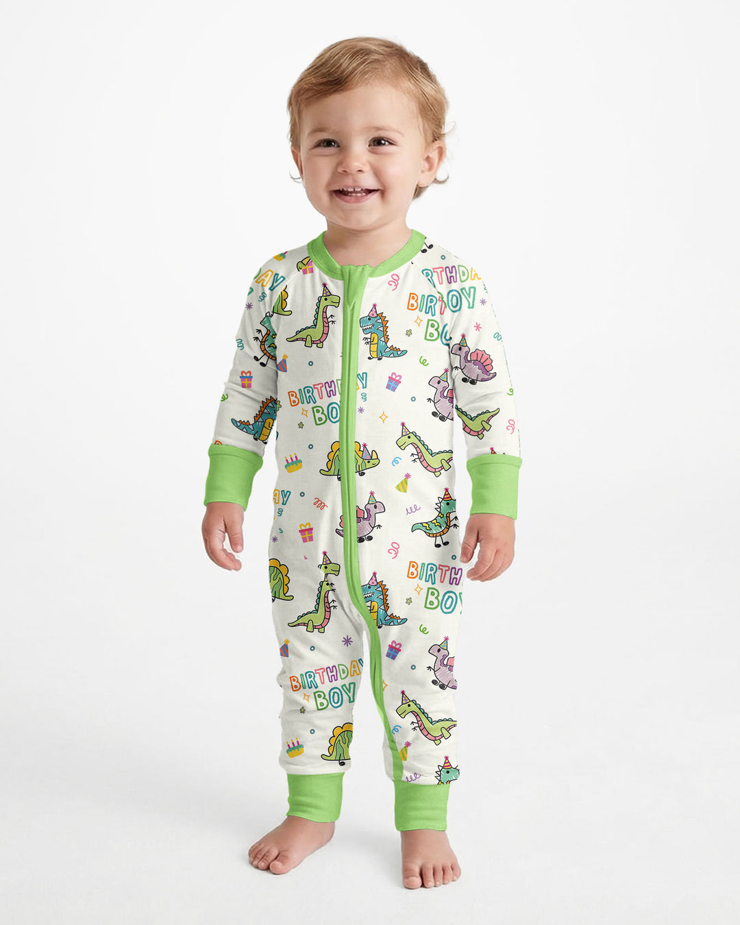 Dino Birthday Boy Bamboo Convertible Zippy
