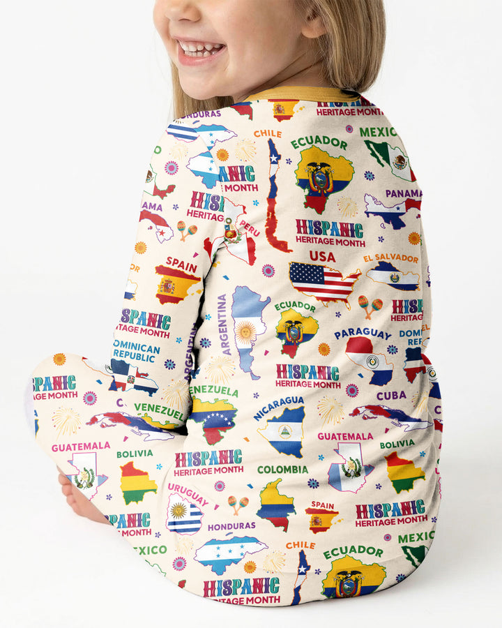 Template Bamboo Two Piece Long Sleeve Pyjamas Set
